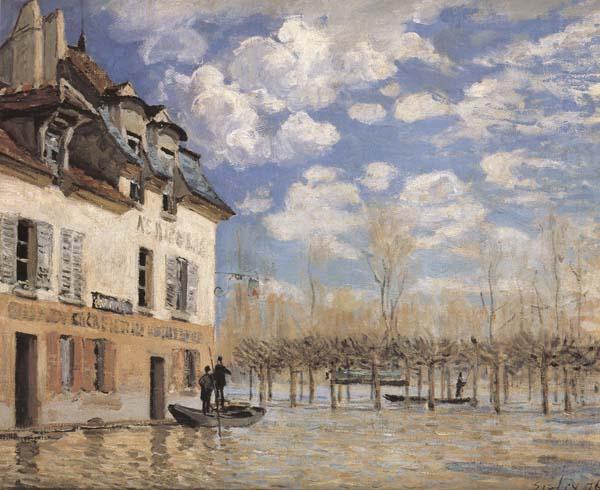 Flood at Port-Marly, Alfred Sisley